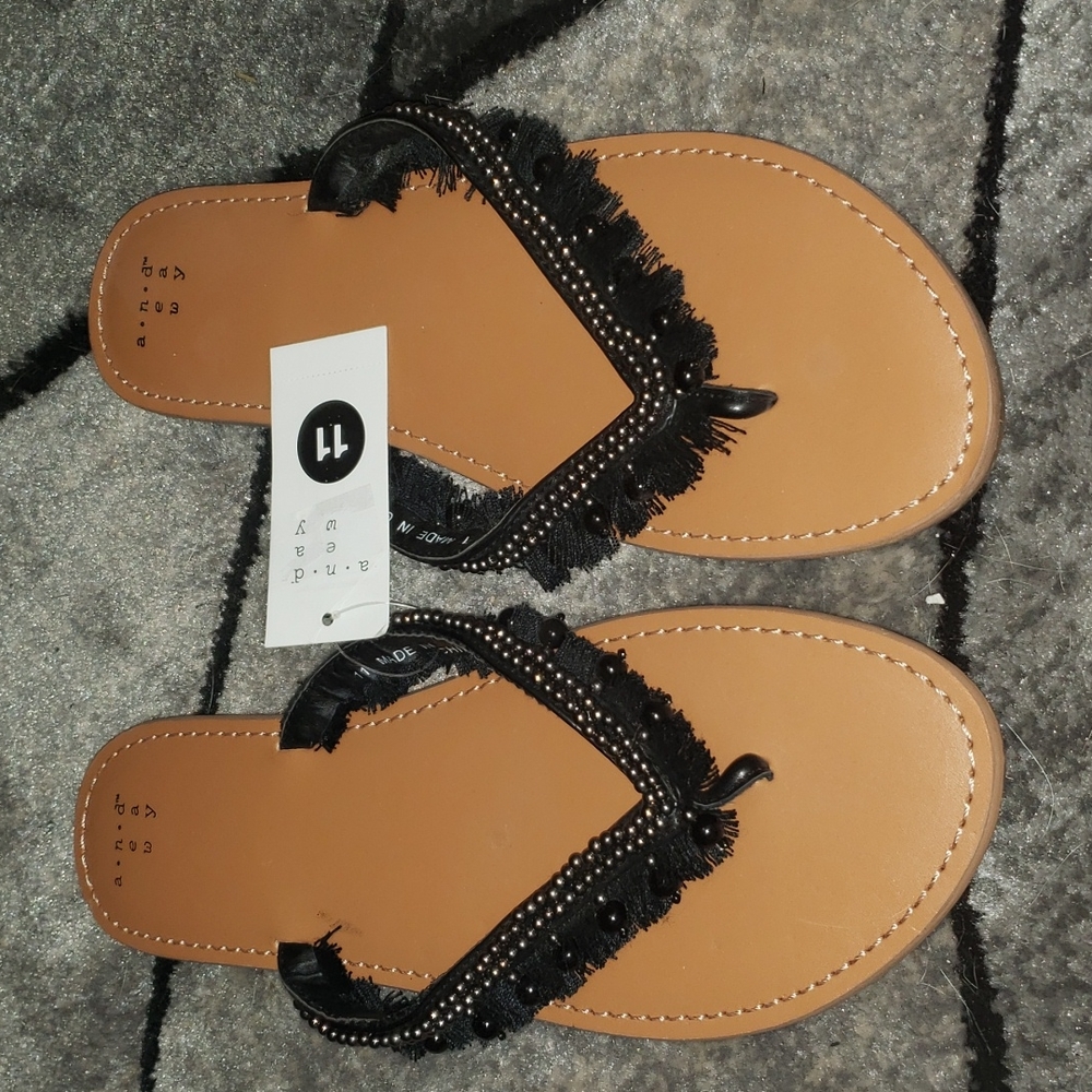 Cute fringe sandals